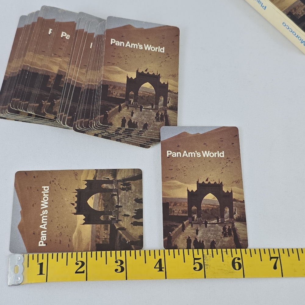 Pan Ams World Vintage Playing Cards Morocco - Picture 5 of 7